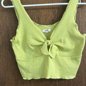 Lime Tie Tank